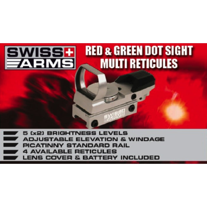 Point rouge Swiss Arms multi-reticule Vert / Rouge /C50 263916