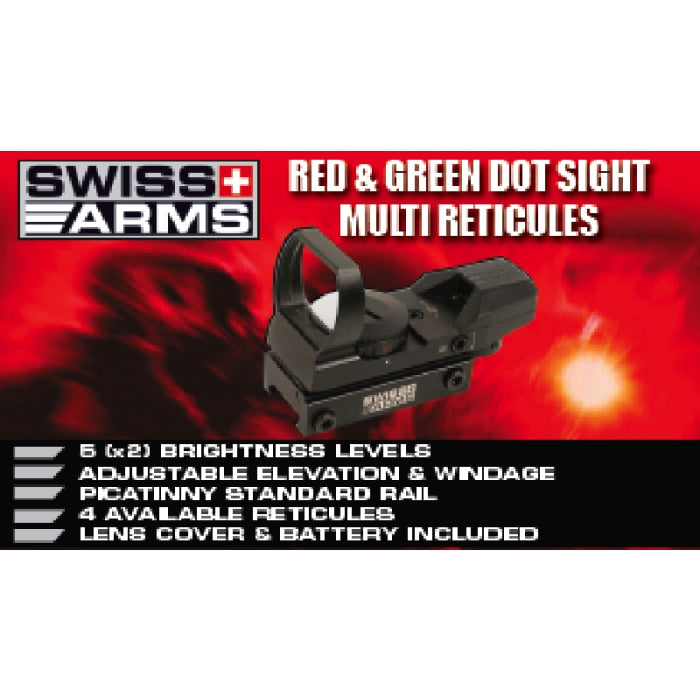 Point rouge Swiss Arms multi-reticule Vert / Rouge /C50 263916