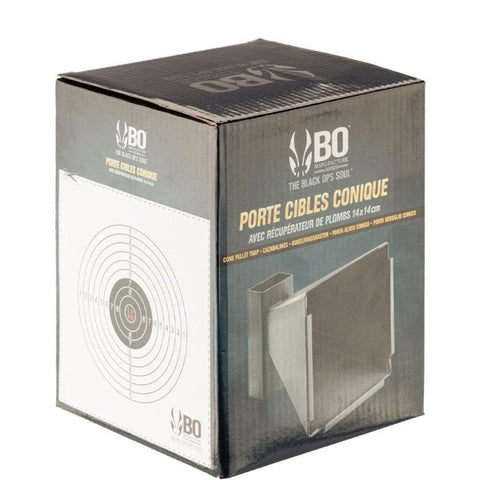 Porte cible conique BO Manufacture acier - 14 x 14 cm A54133