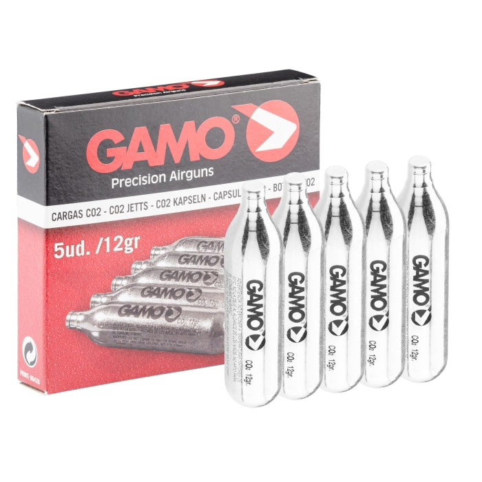 Recharge de co2 Gamo 12 g - 5 capsules G5250