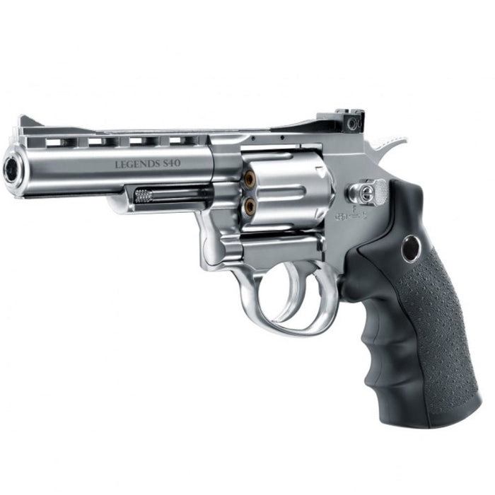 Revolver à plombs Legends s40 silver Co2 - Cal. 4.5 / 4.5 Bb’s 5.8127