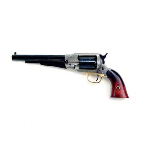 Revolver Pietta 1858 Rm acier old silver gravé - Cal. 44 RGOL44