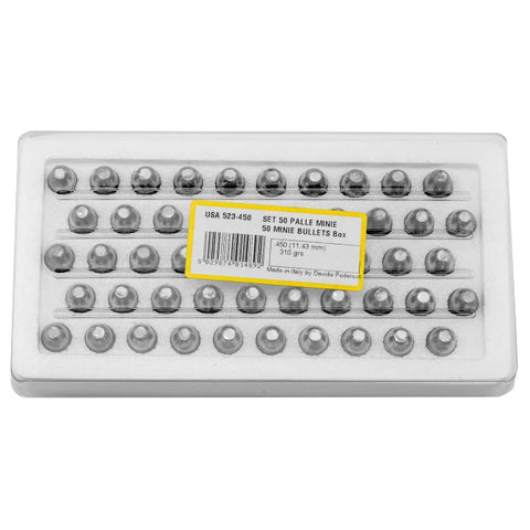 Set de 50 Balles Minié Davide Pedersoli Cal. 44 PN RE7999