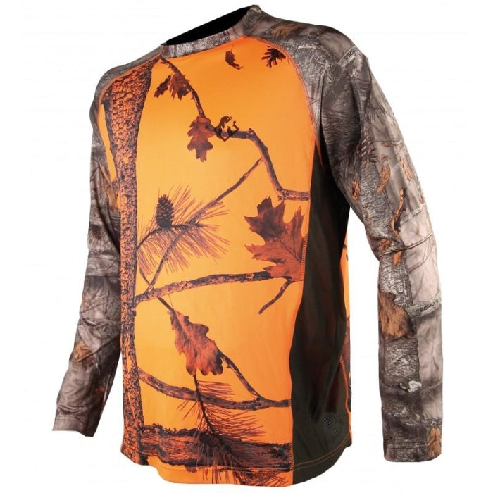 T-Shirt de chasse Somlys Spandex camo orange 055/S