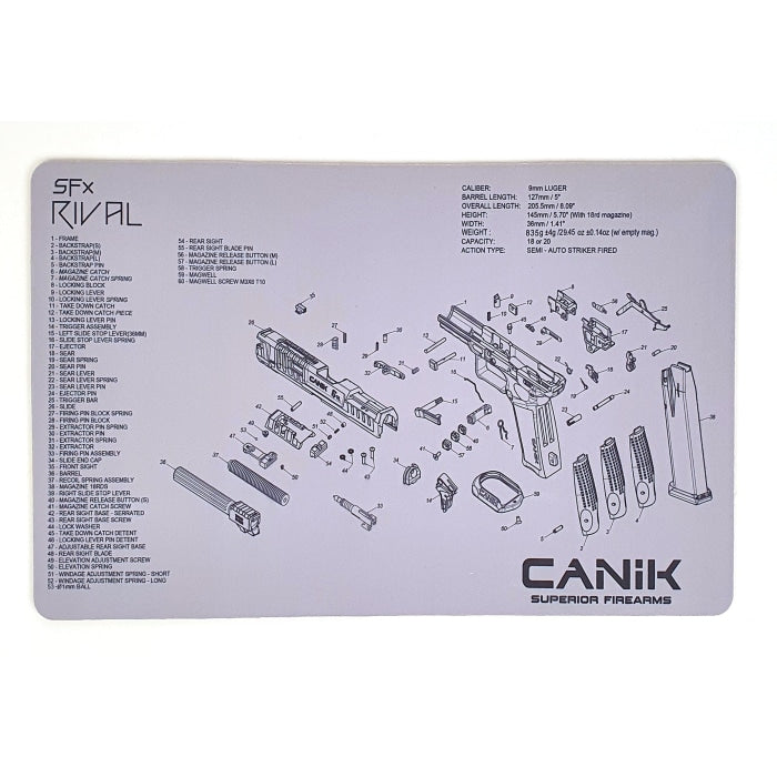 Tapis de Nettoyage Canik SFX Rival CA00042