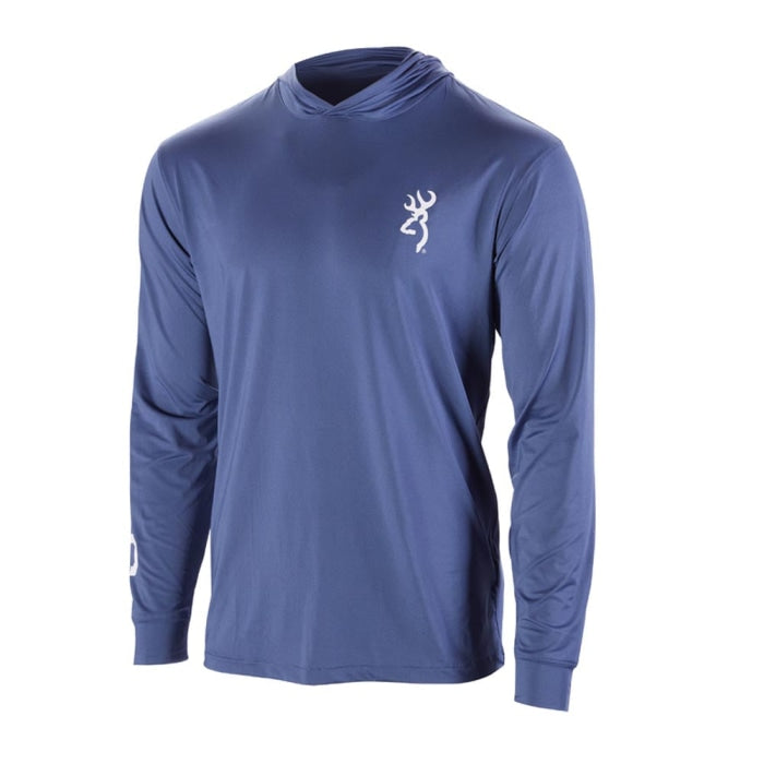 Tee-shirt manches longues Teamspirit Browning - Bleu indigo 3019178501