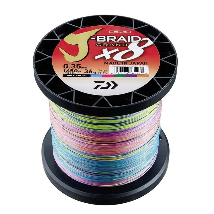 Tresse Daiwa J-Braid Grand X8 Multicolore - 1500 m 12795228