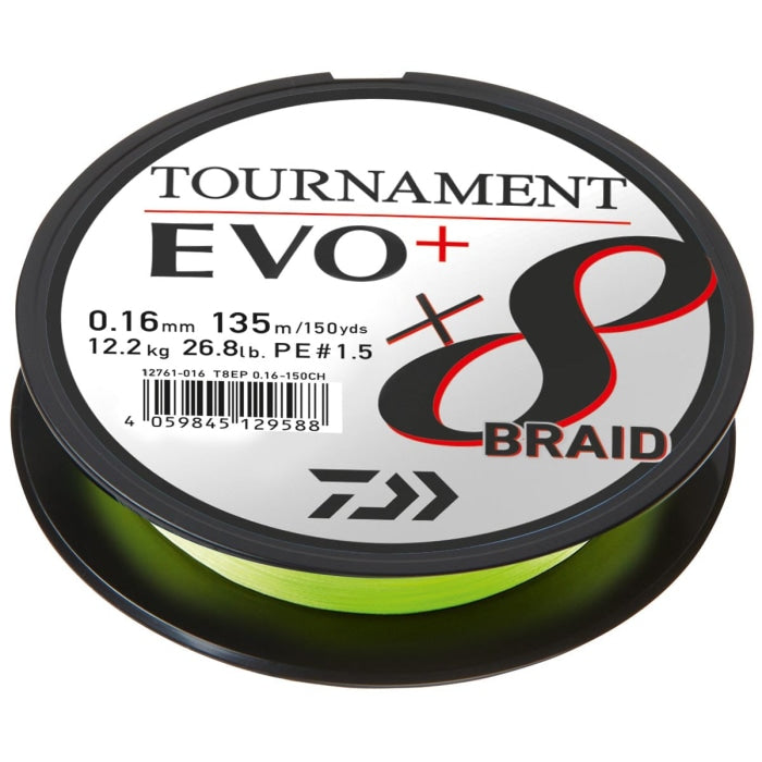 Tresse Daiwa Tournament 8 Braid Evo+ 12761008
