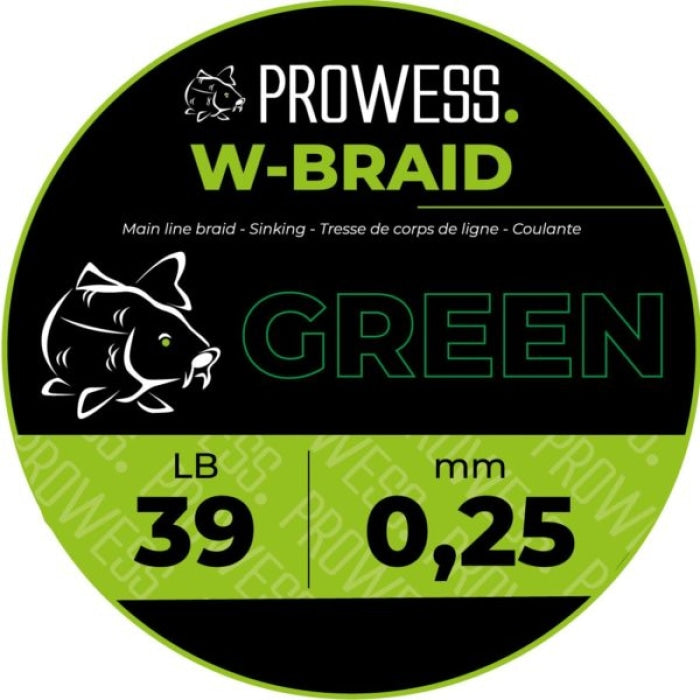 Tresse Prowess Corps de ligne W-Braid - 1000 m PRCLK410020-GREEN